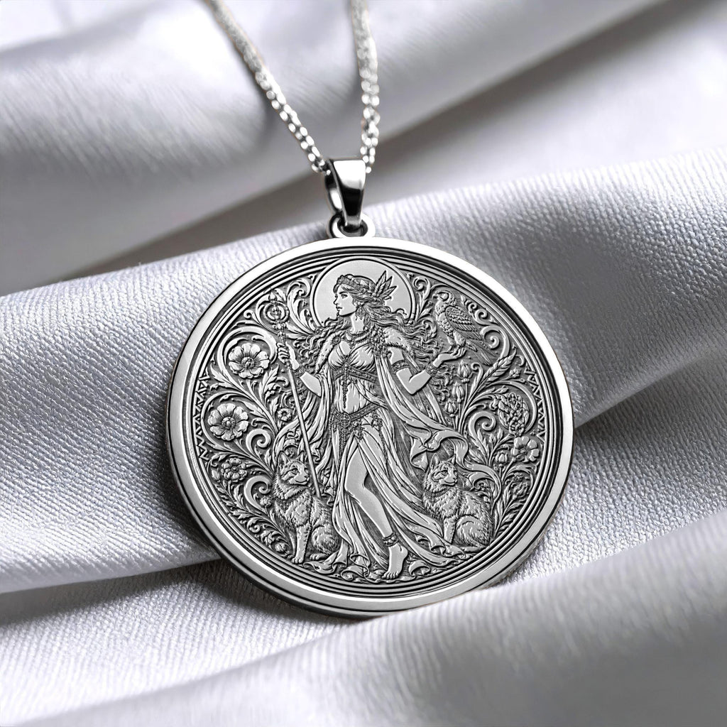 Freyja Pendant Necklace – Love, Beauty & Norse Goddess of Strength