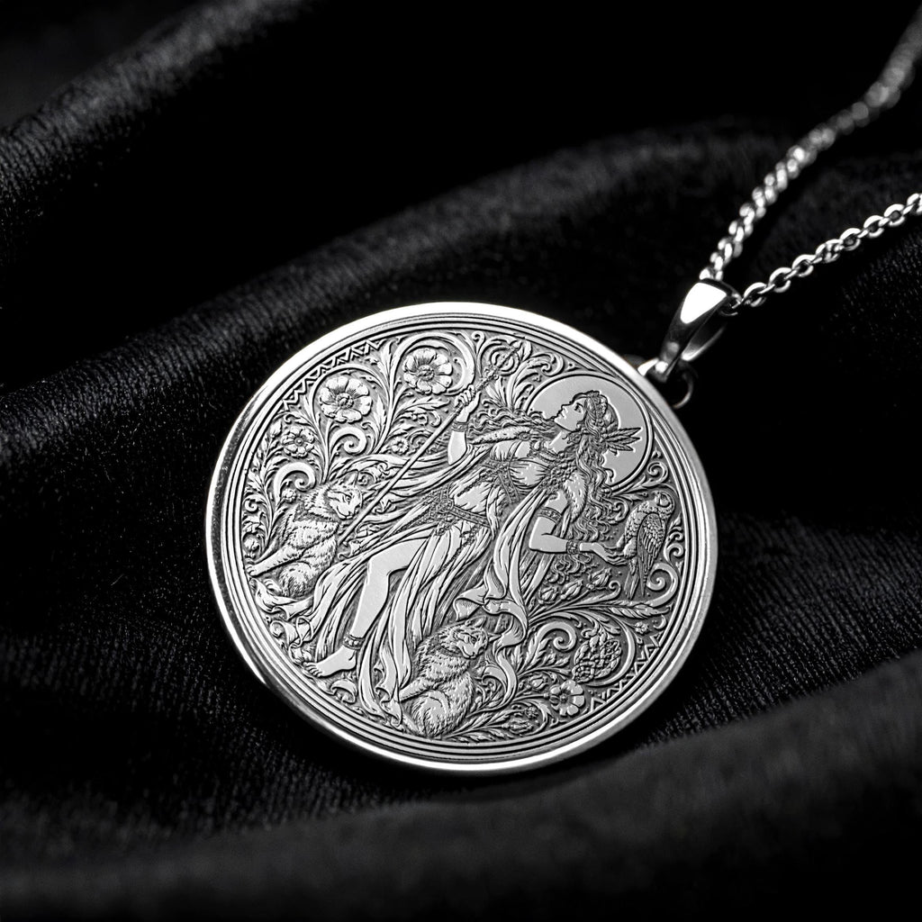 Freyja Pendant Necklace – Love, Beauty & Norse Goddess of Strength