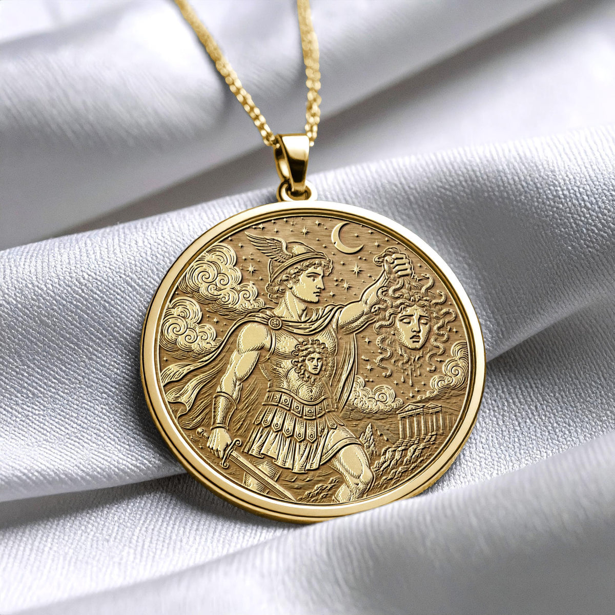 Perseus Pendant Necklace – Heroism, Courage & Legendary Strength