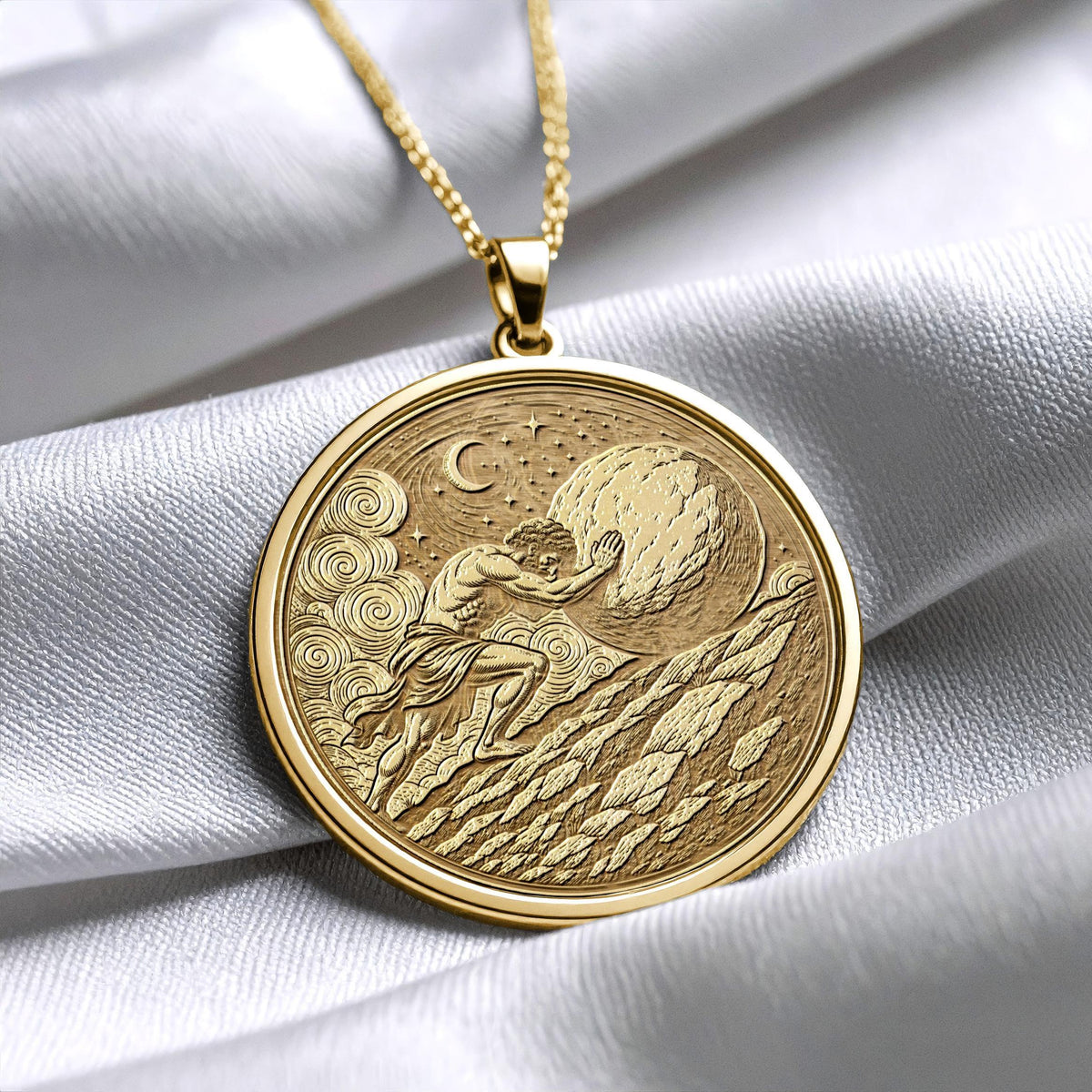 Sisyphus Necklace – Strength, Persistence & The Power to Endure