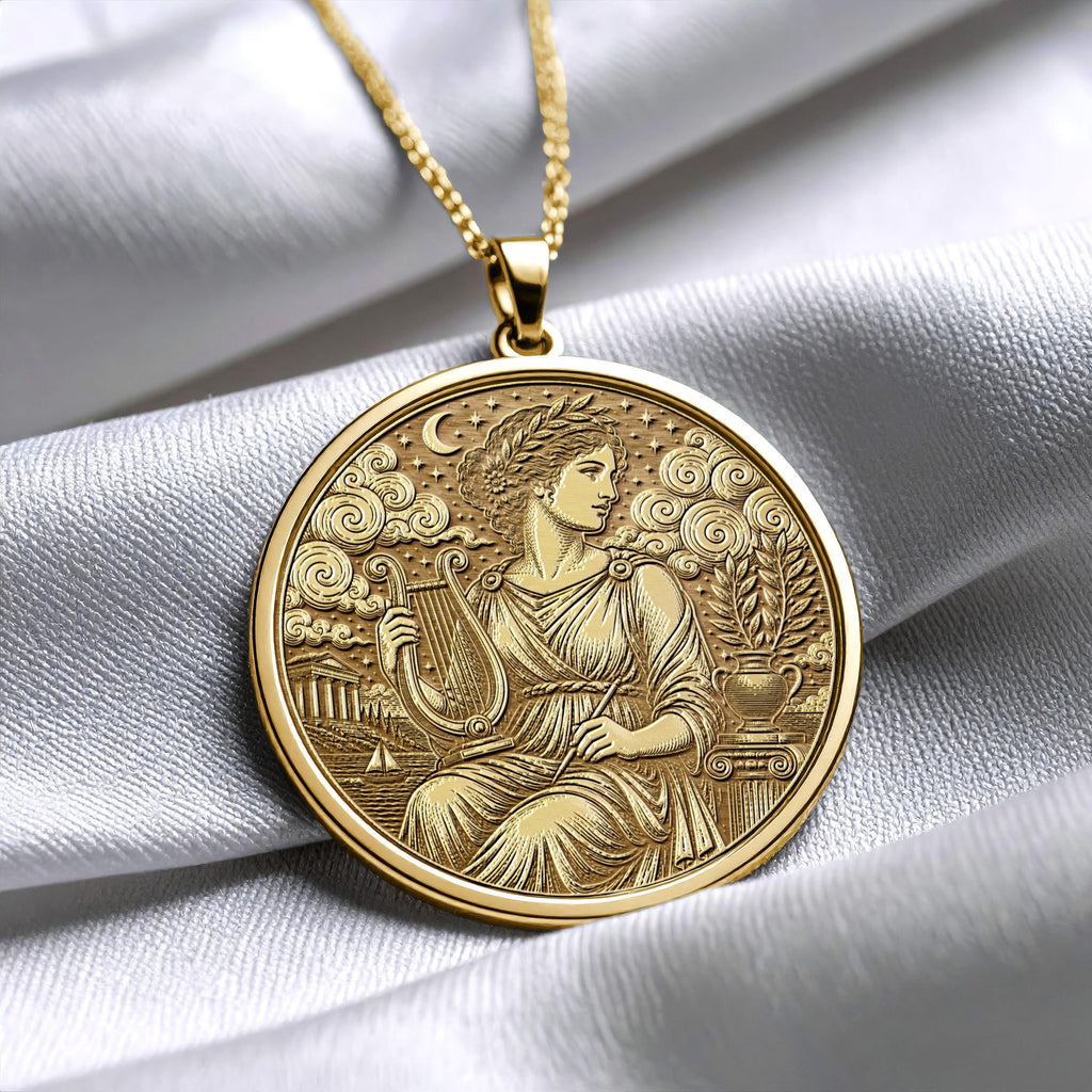 Sappho Pendant Necklace – Poetry, Love & Creative Expression