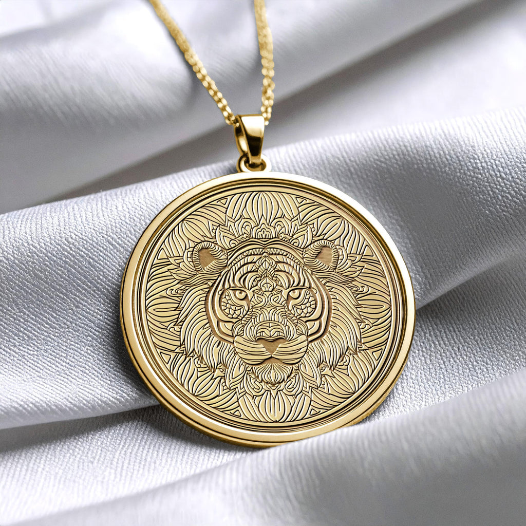 Dragon Tiger Pendant Necklace – Asian Inspired
