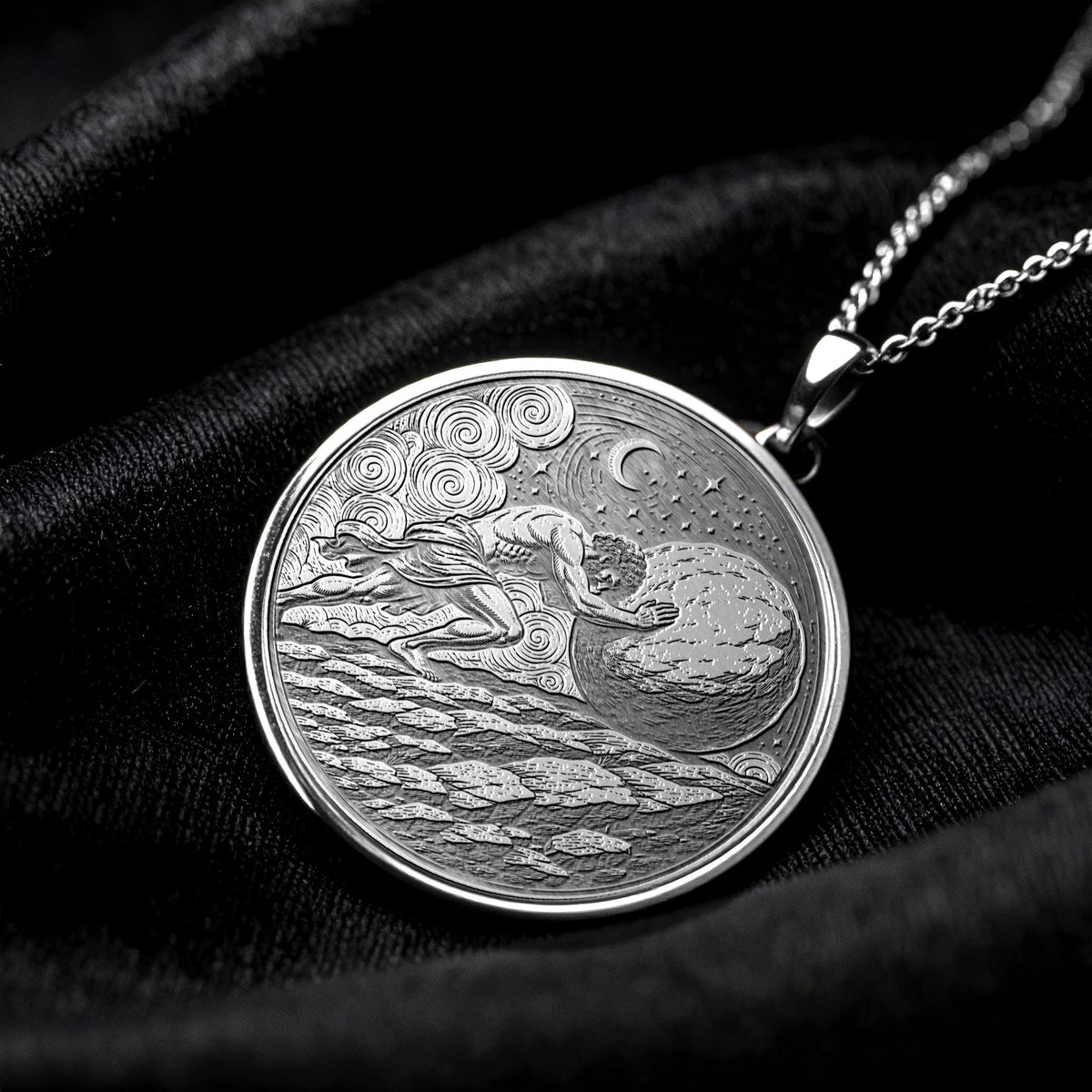 Sisyphus Necklace – Strength, Persistence & The Power to Endure