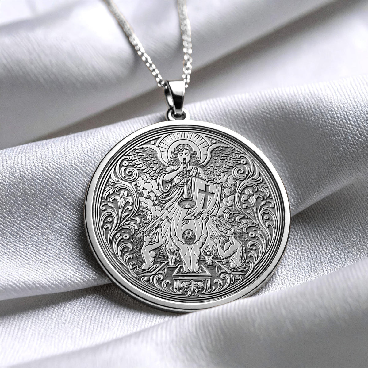 Judgement Tarot Card Necklace – Awakening, Transformation & New Beginnings