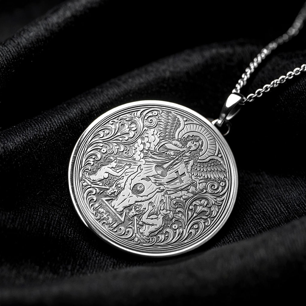 Judgement Tarot Card Necklace – Awakening, Transformation & New Beginnings