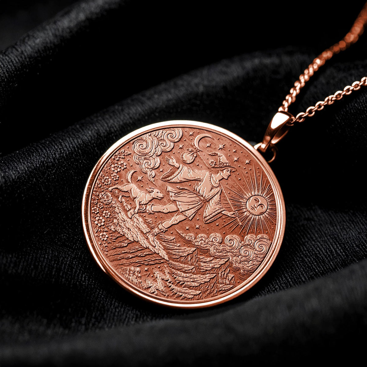 The Fool Tarot Card Necklace – New Beginnings, Freedom & Endless Possibilities