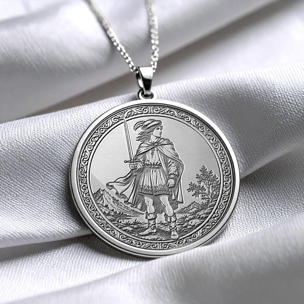 Page of Swords Tarot Necklace – Curiosity, Knowledge & Clear Communication
