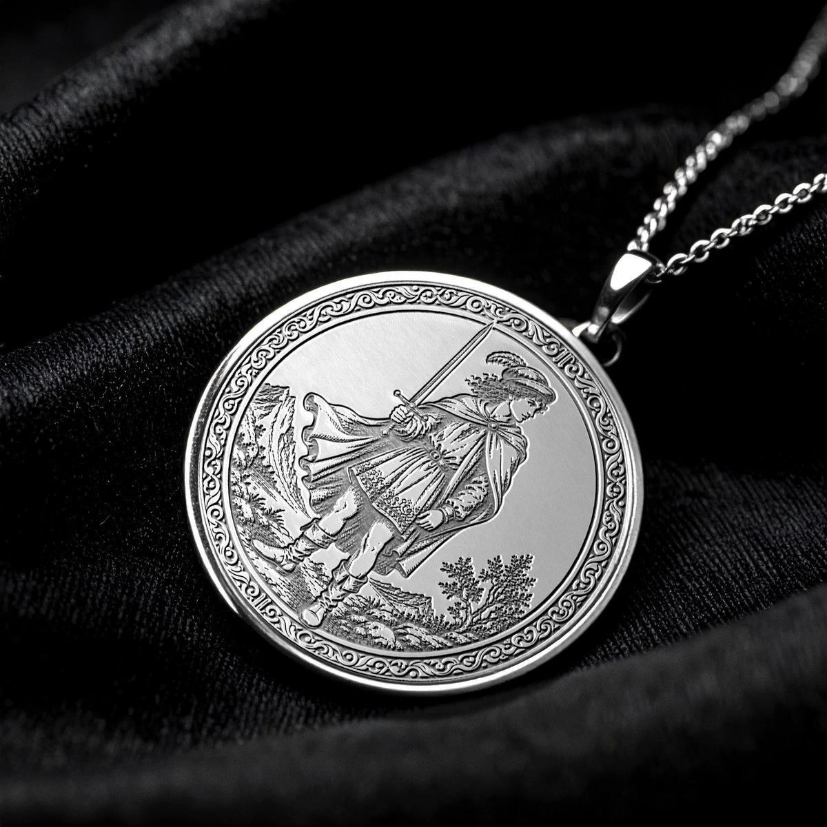 Page of Swords Tarot Necklace – Curiosity, Knowledge & Clear Communication