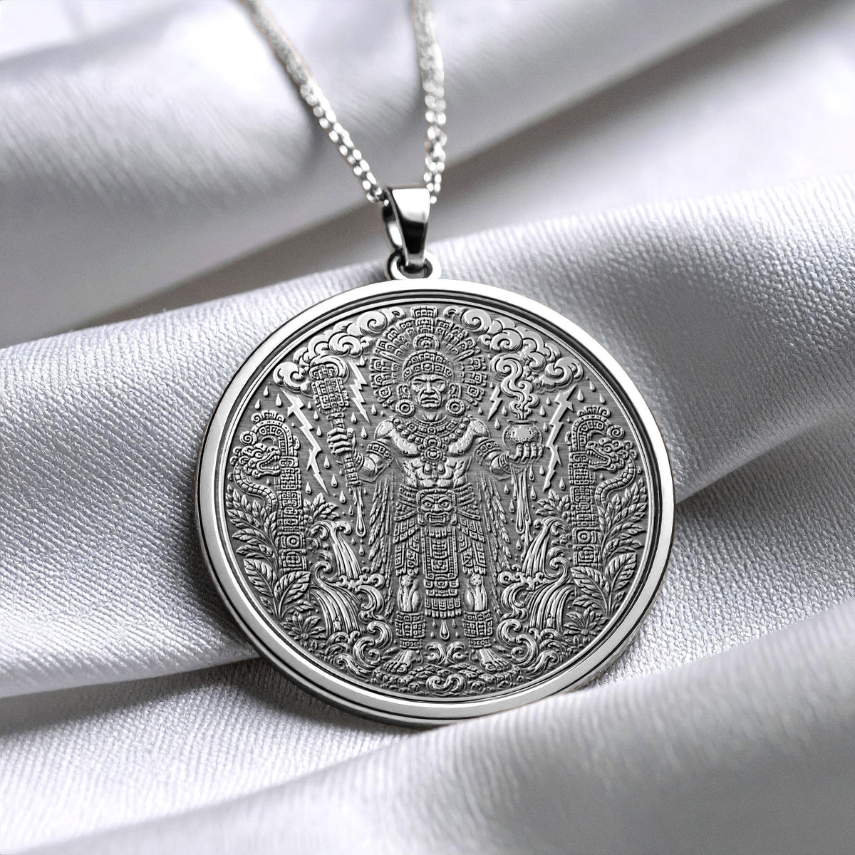 Chaac Maya God Necklace – Rain, Fertility & Divine Power