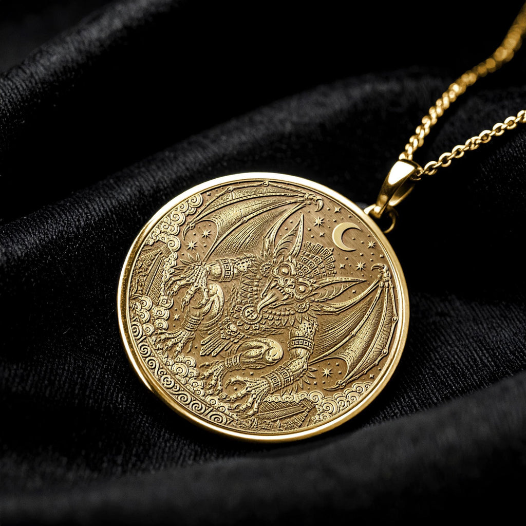 Camazotz Necklace – Transformation, Mystery & Ancient Maya Power