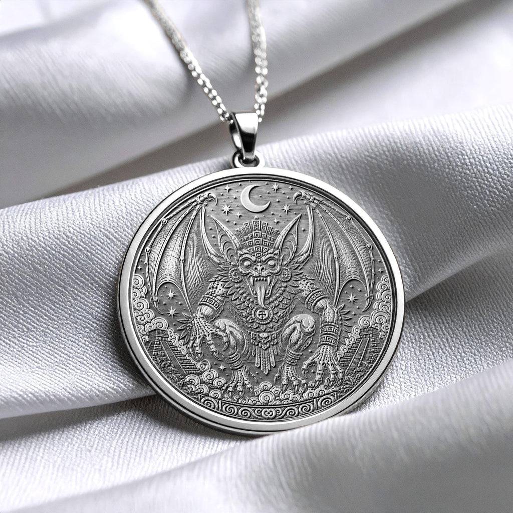 Camazotz Necklace – Transformation, Mystery & Ancient Maya Power