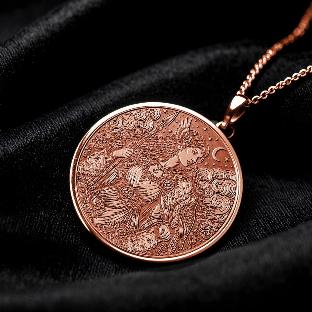 Freyja Pendant Necklace – Love, Magic & Norse Divine Power