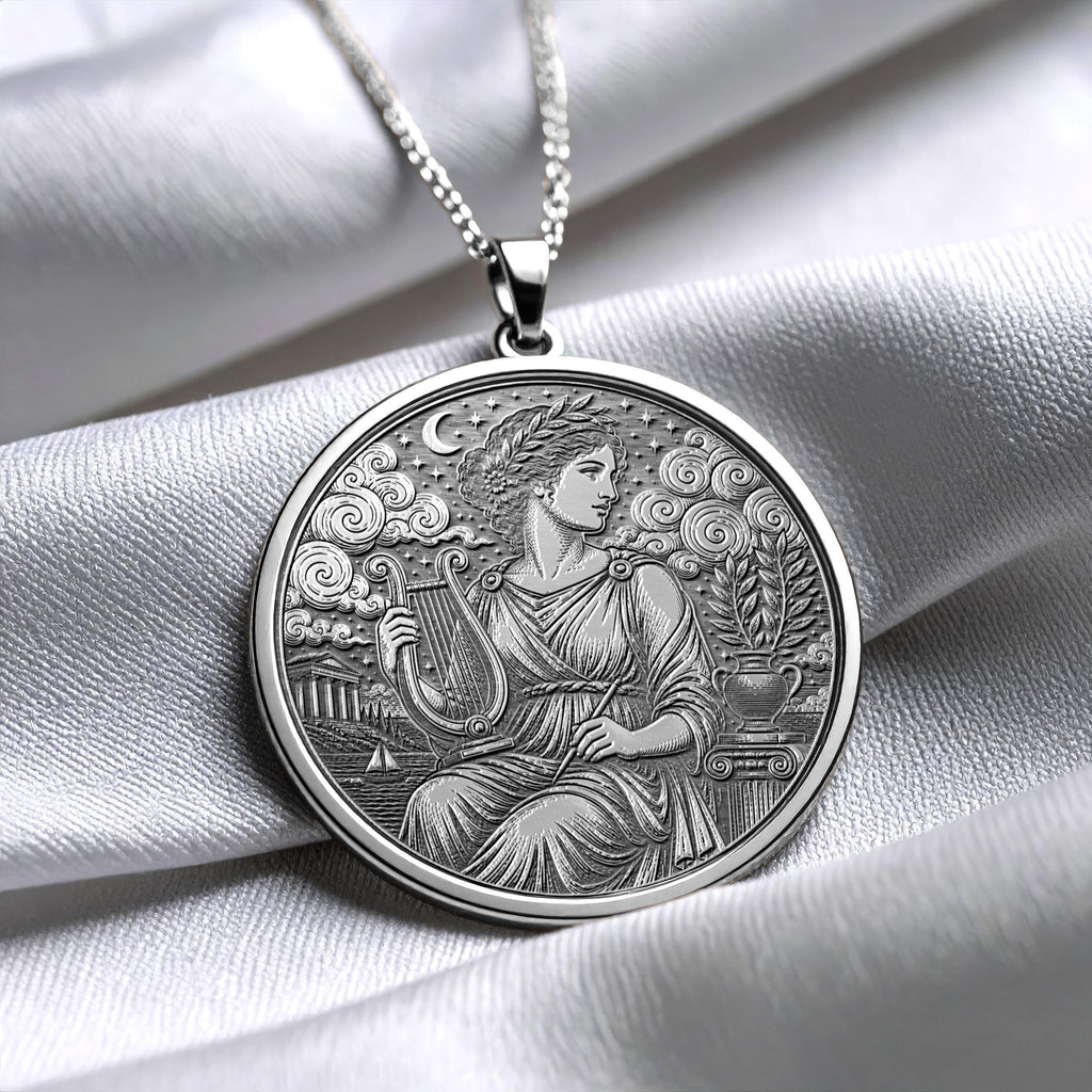 Sappho Pendant Necklace – Poetry, Love & Creative Expression