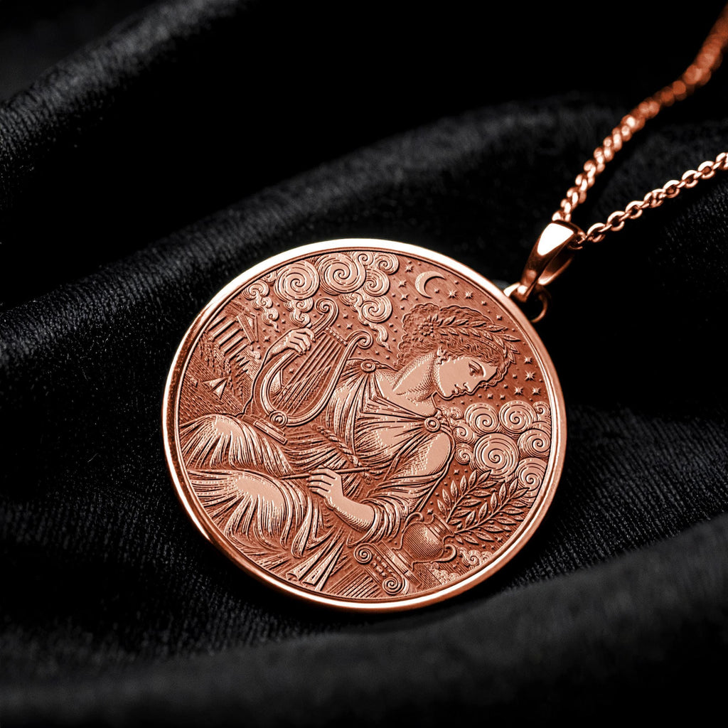 Sappho Pendant Necklace – Poetry, Love & Creative Expression