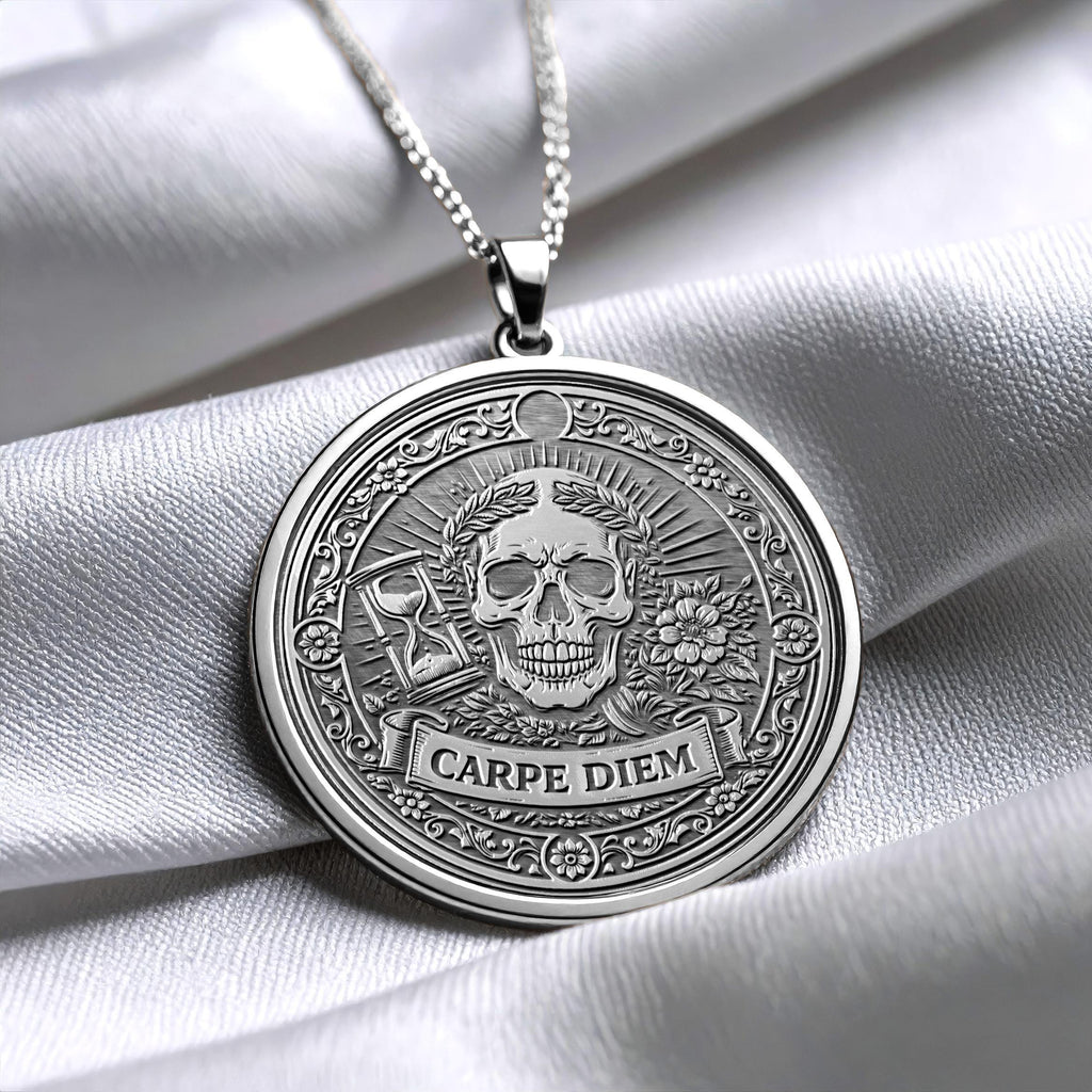 Carpe Diem Pendant Necklace – Seize the Day, Freedom & Purpose