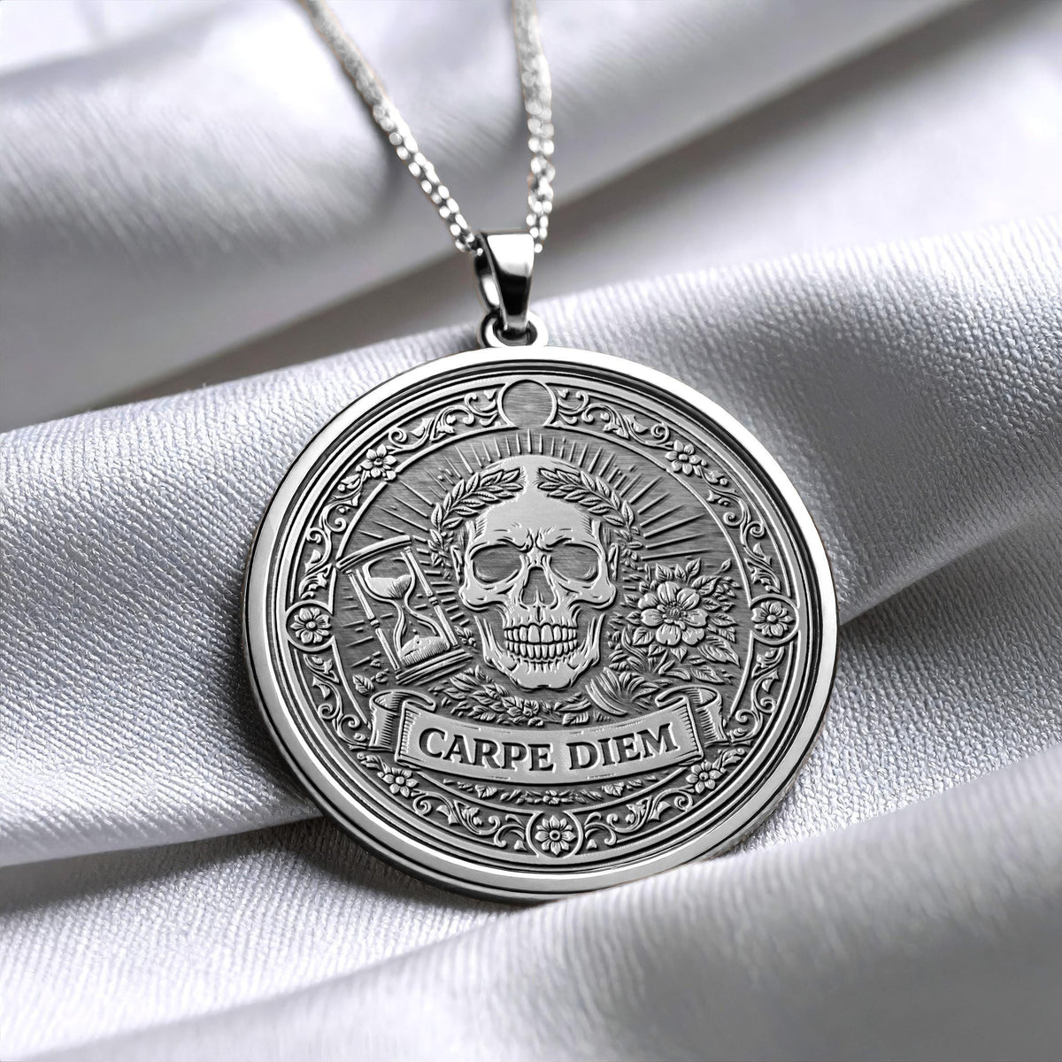 Carpe Diem Pendant Necklace – Seize the Day, Freedom & Purpose