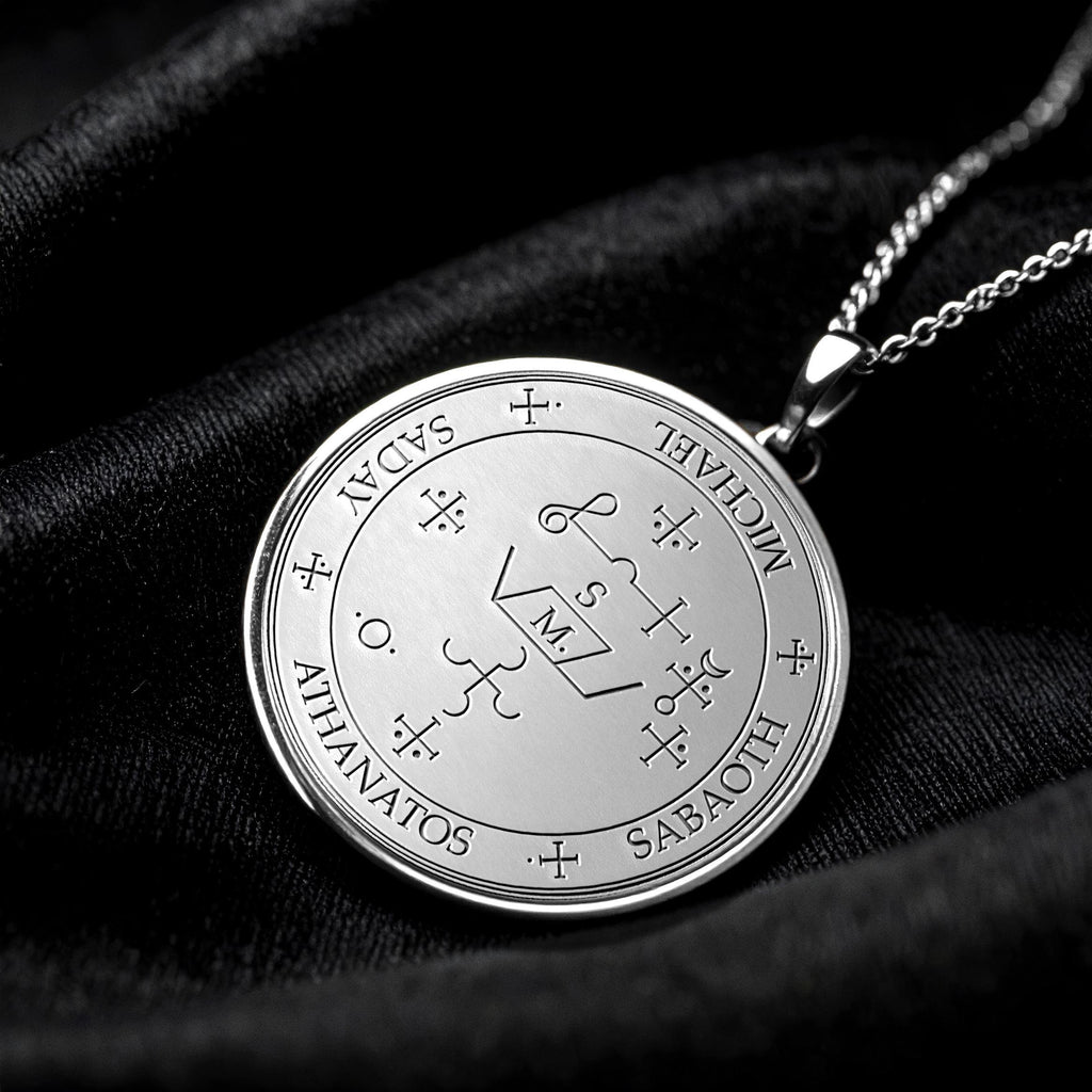 Archangel Michael Sigil Pendant Necklace – Divine Protection, Strength & Spiritual Guidance