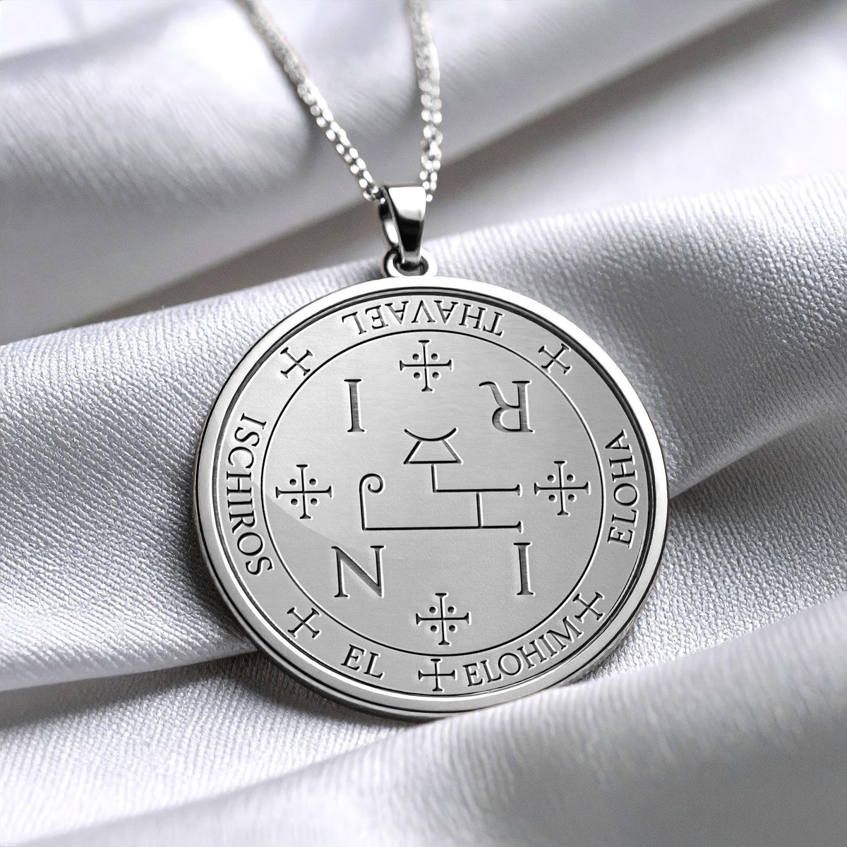 Archangel Thavael Sigil Pendant Necklace – Divine Guidance, Protection & Spiritual Wisdom