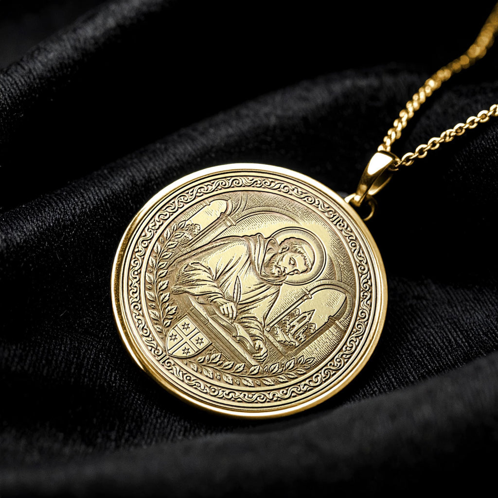 Saint Aelred of Rievaulx Pendant Necklace – Spiritual Friendship, Compassion & Faith