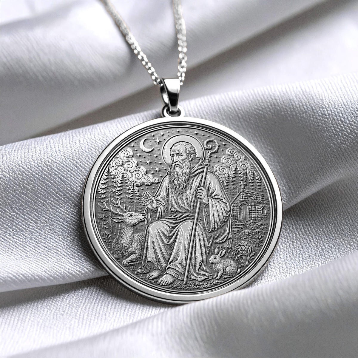 Saint Giles Pendant Necklace – Hope, Perseverance, Sanctuary & Devotion