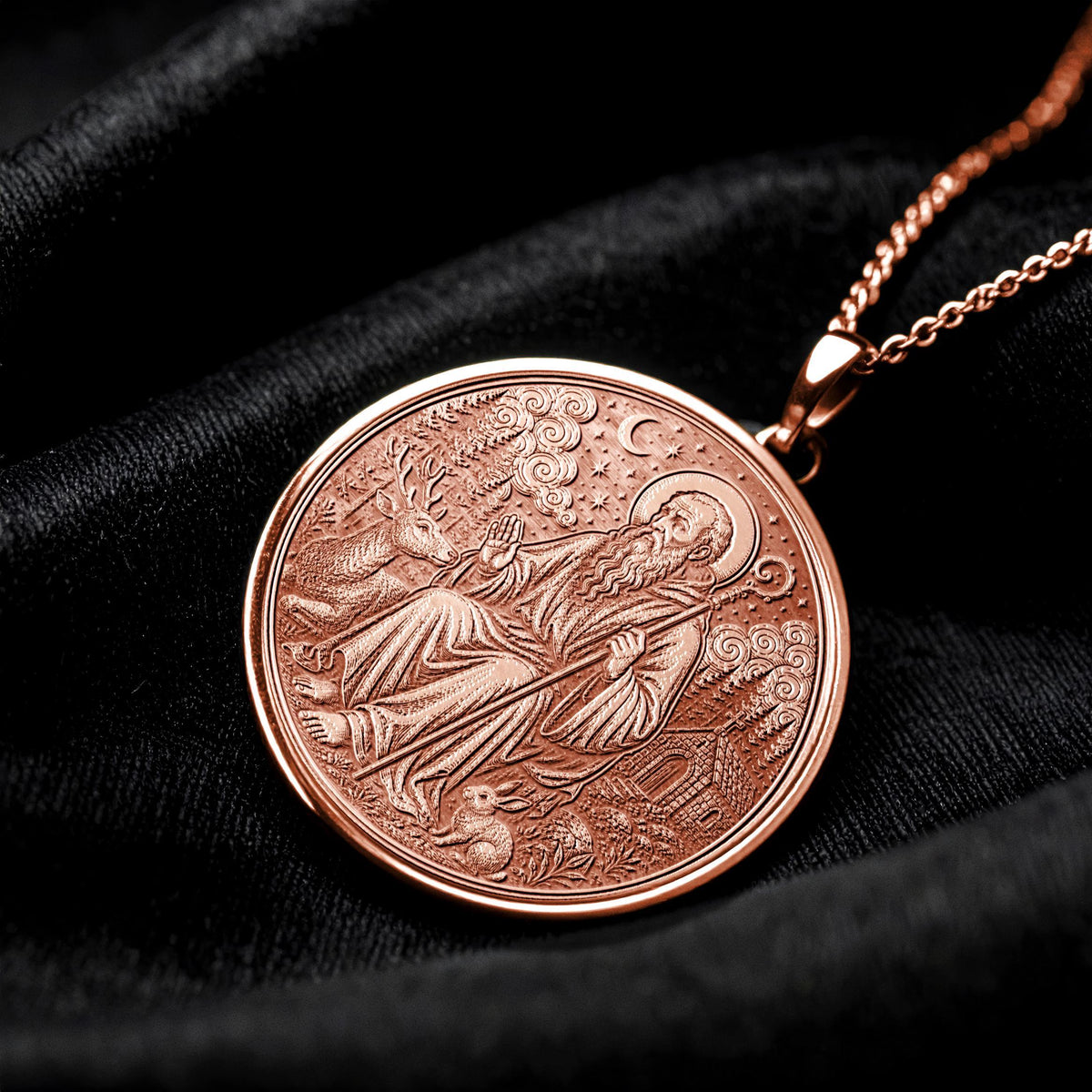 Saint Giles Pendant Necklace – Hope, Perseverance, Sanctuary & Devotion