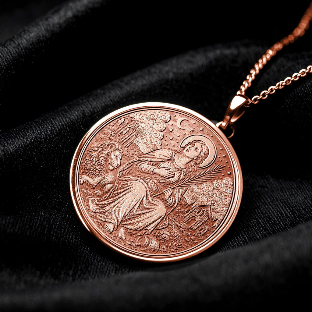 Saint Thecla Pendant Necklace – Fearless Faith, Freedom, Transformation & Divine Protection