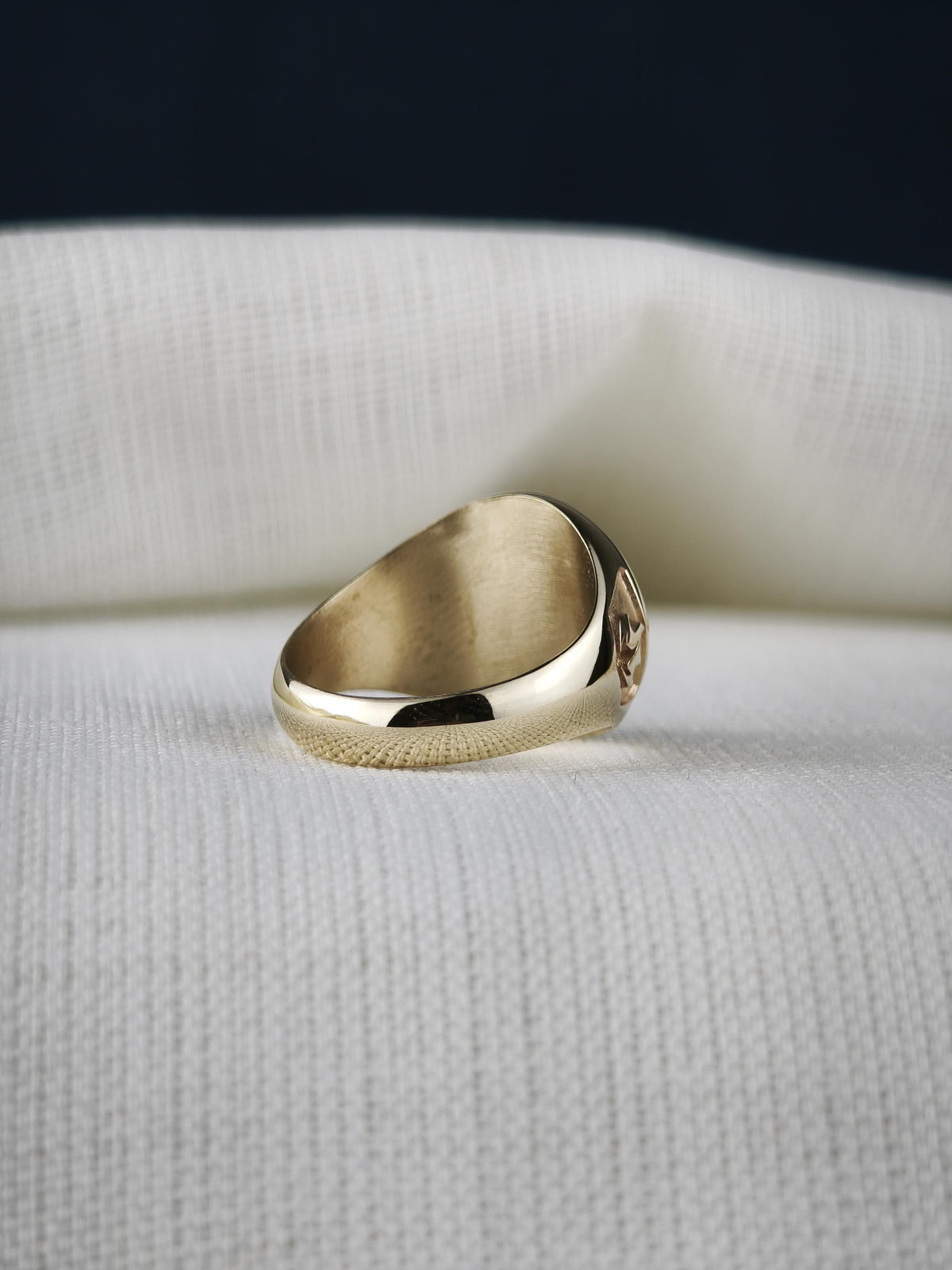 Personalized Family Crest Ring, Custom Coat of Arms Signet, Sterling Silver Gift for Husband